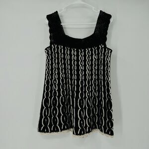 Womens Milly Of New York M Cashmere Knit Sweater Tank Classy Feminine